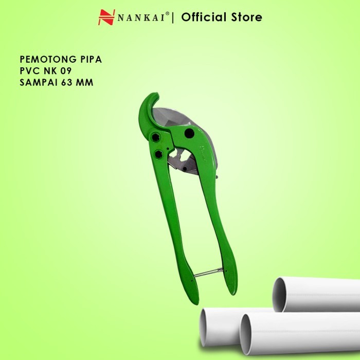 

Nankai Tang Pemotong Pipa PVC NK 09 (63mm)