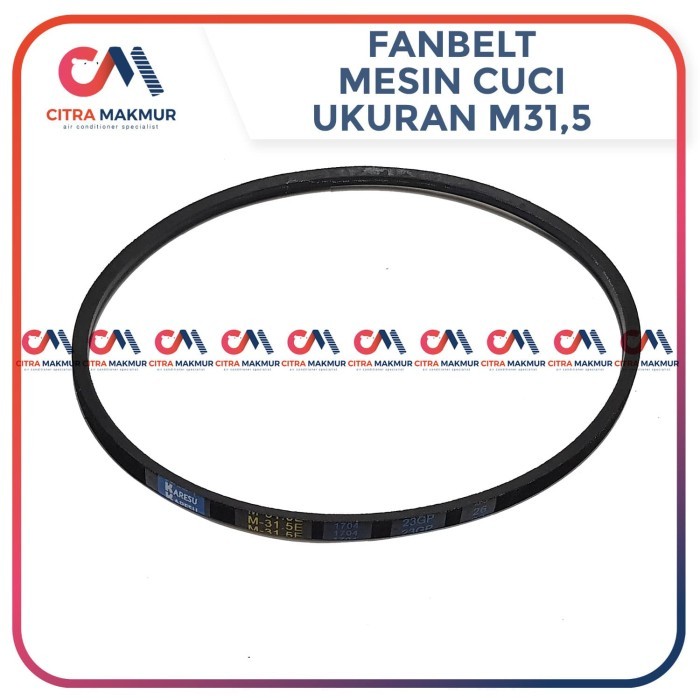 (FS) Vanbelt M31.5 Mesin Cuci Sanyo Akari V Van Fan Belt Fanbelt M 31,5