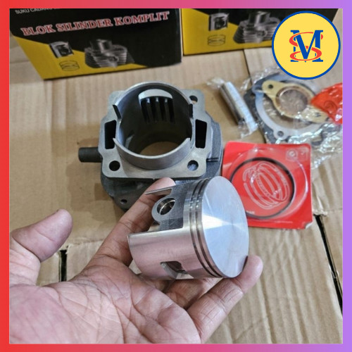 silinder blok kit boring set piston 55 mm ironcase racing vespa smallframe darling stroke 43mm