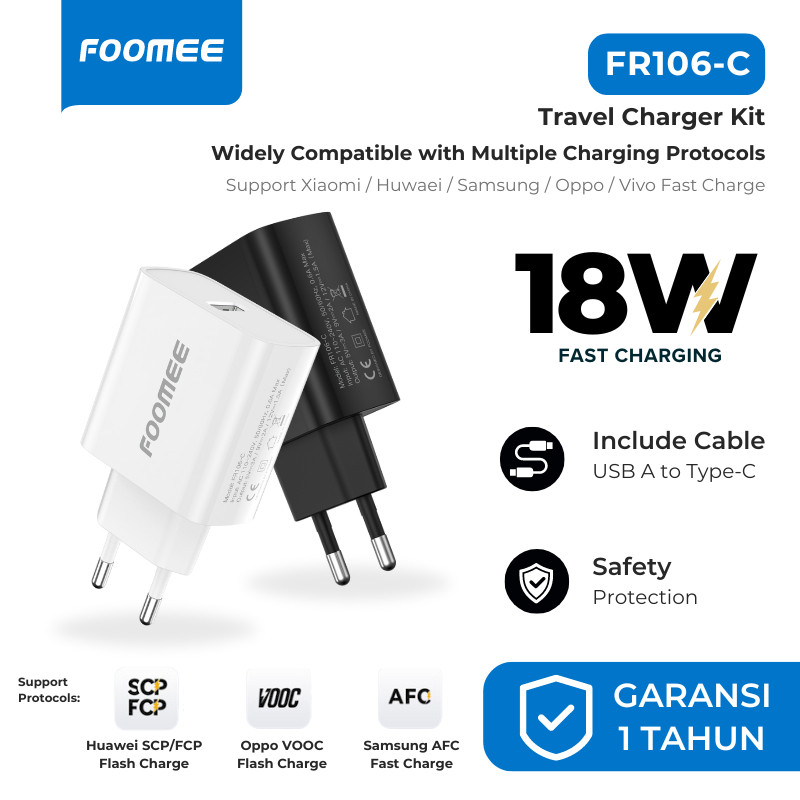 Travel Charger Kit Foomee FR106-C - Foomee