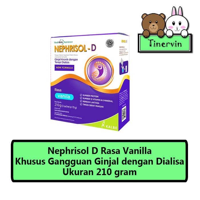 

[[Promo]]BEST SELLER Nephrisol-D Vanila - Susu Khusus Gangguan Ginjal Dengan Dialisa