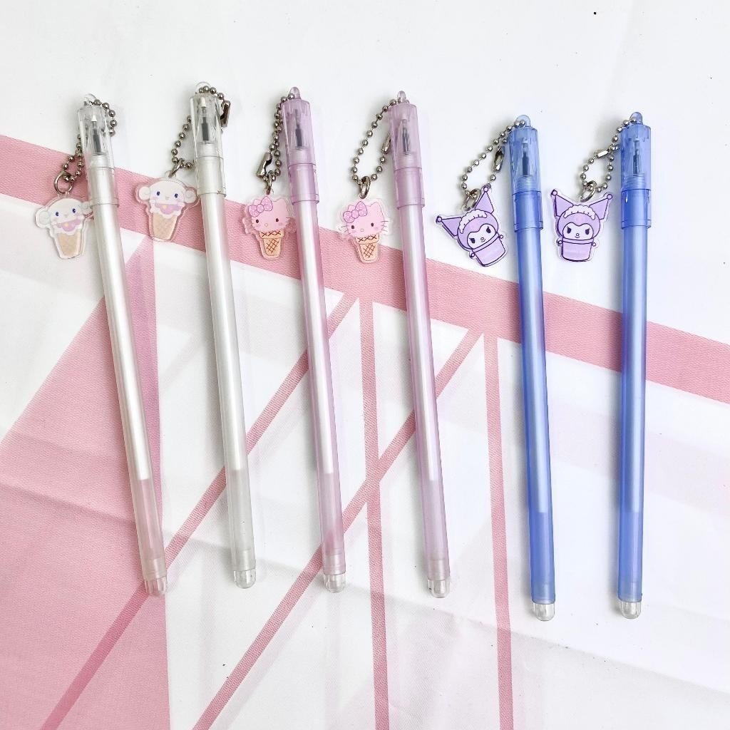

MAOMAO Pulpen Lucu Aesthetic Pen Gantungan Motif Kartun Bolpoint Karakter Pena Gel Bolpen Unik Alat Tulis Kantor