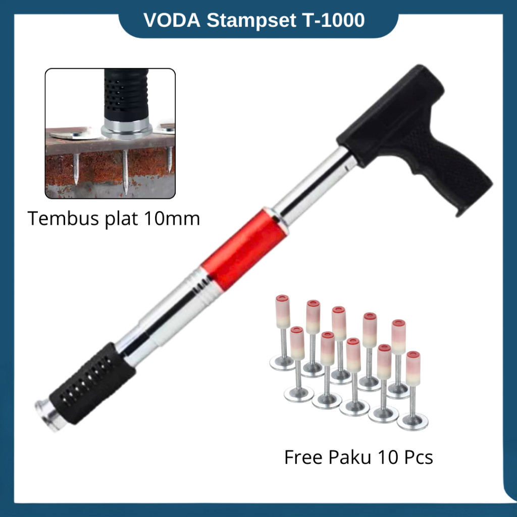 Stampset T1000 Paku Beton dan Besi Stamset Untuk kontruksi Ramset Paku beton
