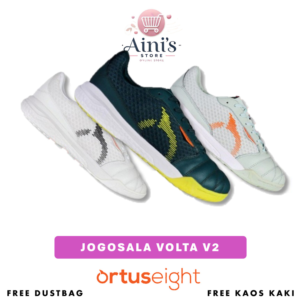 Sepatu Futsal Ortuseight Jogosala Volta V2 IN Sepatu Sneakers Olahraga Futsal Indoor Ortus