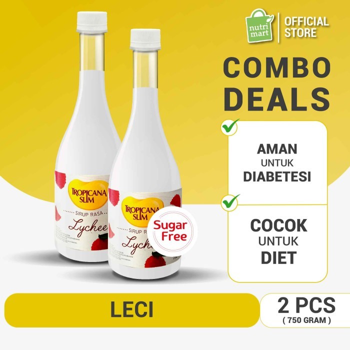 

Twin Pack: Tropicana Slim Sirup Leci 750ml