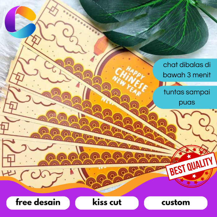 

Cetak INC Print Cetak Paper Belt Imlek Chinese New Year Paperbelt Gong Xi Fa Cai Free Desain A3+