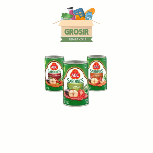 

Sarden ABC 155 gr / ABC Sarden 155 gr Extra Pedas Tomat Saus Cabai