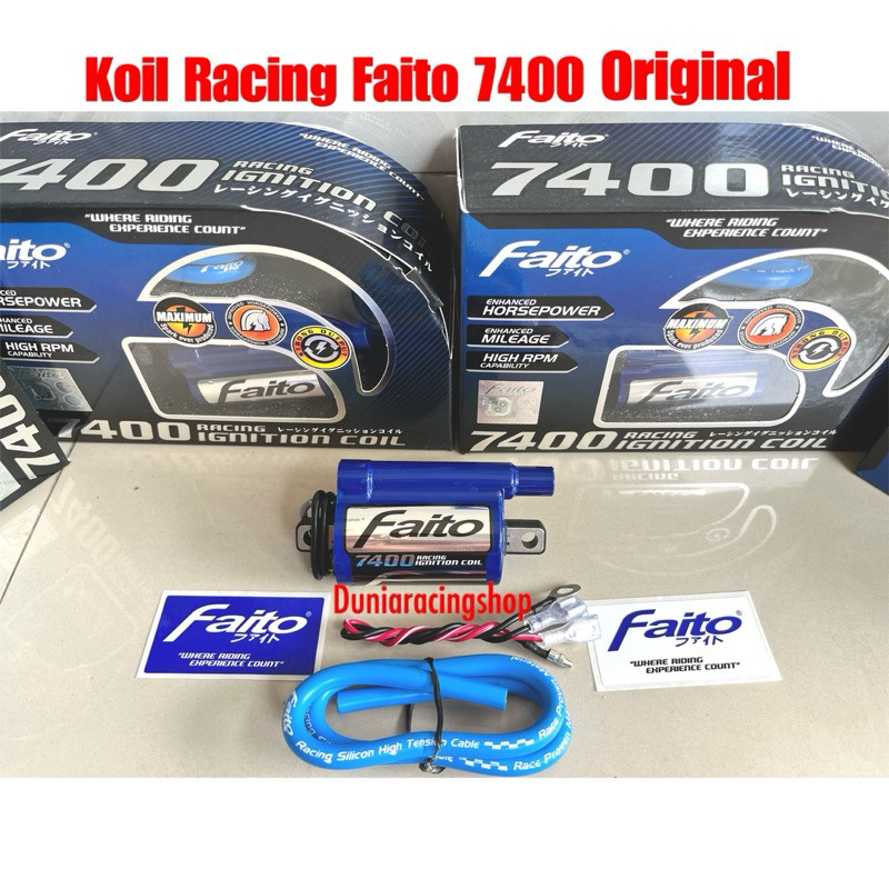 Koil Racing FAITO 7400 Universal Untuk Motor Karbu Coil Faito Koil Faito Original FAITO Racing