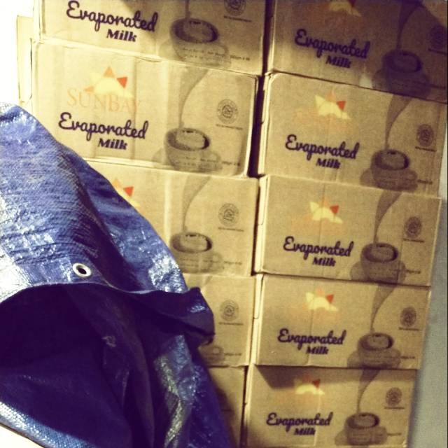 

Evaporated milk sunbay 1 karton/evaporasi sunbay per karton khusus gosend