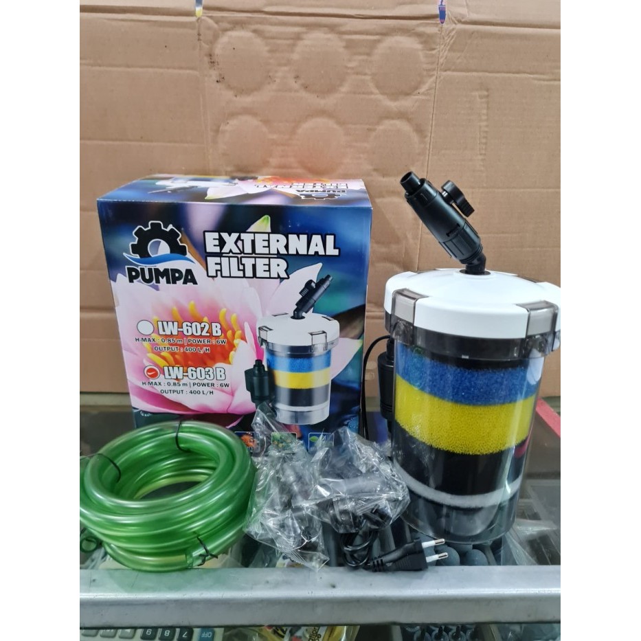 SUNSUN POMPA LW 603B/LW603B External/Eksternal Filter/Canister 6 watt