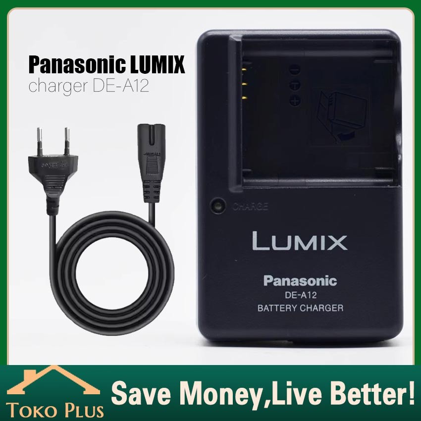 Charger Baterai Compatible With Lumix DMW-BCF10 DE-A40 DE-A12 DE-A65 BCF10E BCK7 BCK7E BCE10 BCG10E 