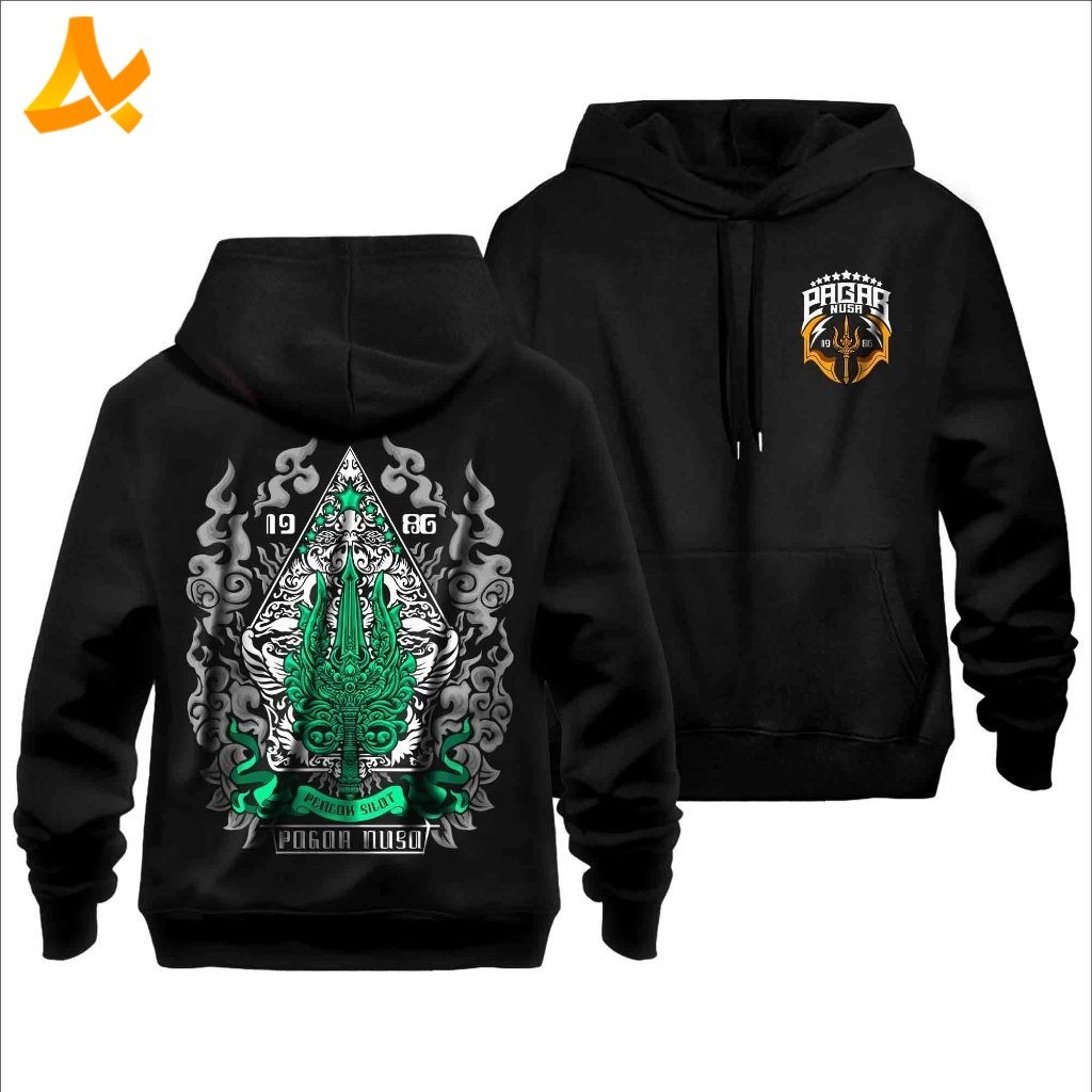 Jaket Hoodie PAGAR NUSA WAYANG TRISULA 1986 Terbaru - Kaos Pagar Nusa Distro Trident Ligas Gasmi