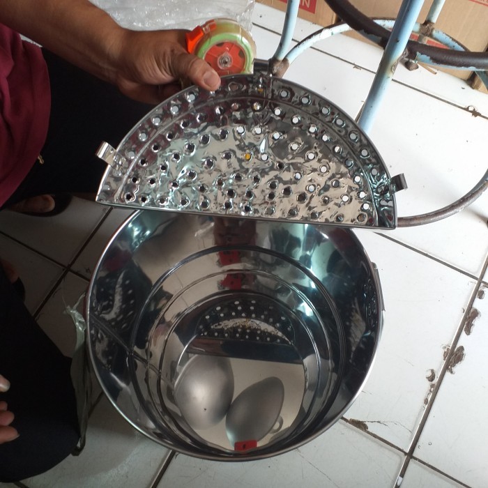 Sekatan panci baso,saringan panci baso,penyekat panci baso - custom d 39 m stok terbatass