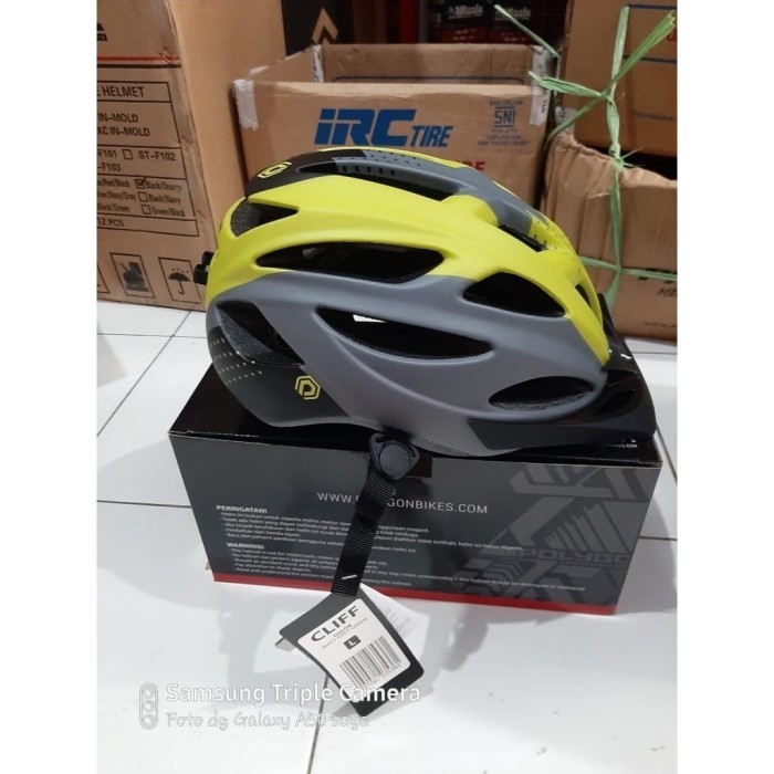 HELM SEPEDA CLIFF POLYGON NEW ORIGINAL - Hijau, L