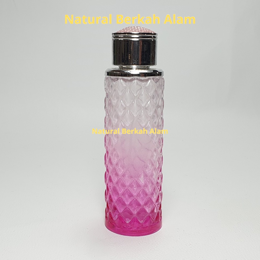 Botol Parfum Kaca 100 Ml Crystal Wajik Bh / Botol Parfum Kosong / Botol Kaca Parfum 100 ml