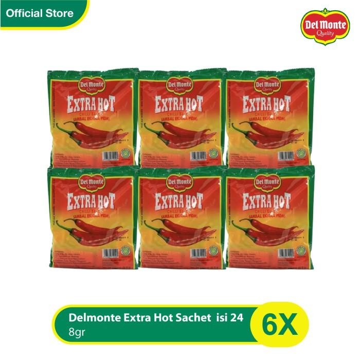 

[[New Arrival]] Delmonte Extra Hot Sachet Isi 24 - 8gr - Bundling 6 pcs