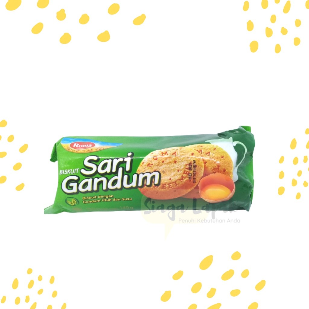 

Biskuit Roma Sari Gandum Susu Roll 149 gram