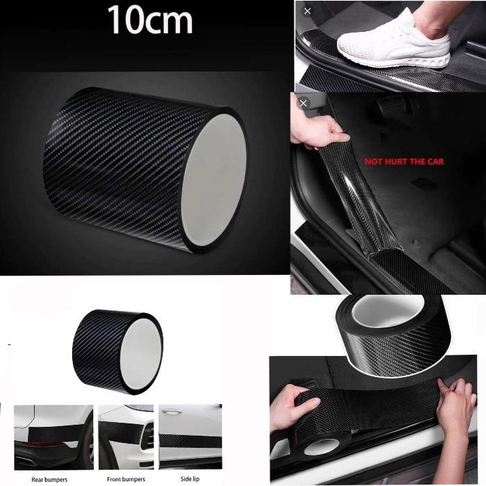 Sillplate Mobil ALL NEW ERTIGA 2018 2021 Stiker Carbon 5D