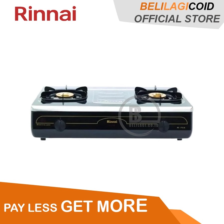 [COD OK] Rinnai Kompor Gas 2 Tungku RI 712 A / Kompor Rinnai 2 Tungku RI-712A / Kompor Gas Rinnai OR
