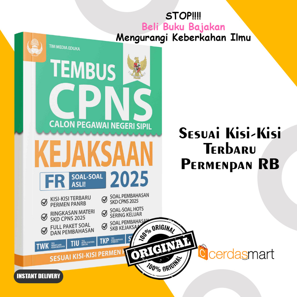 Buku Tes Cpns- Tebus TES CPNS KEJAKSAAN 2025