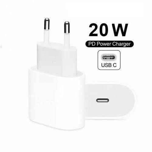 Adaptor IP Charger Apple 20W USB-C Power Adapter Fast Charging - Charger IP - Batok Charger IP