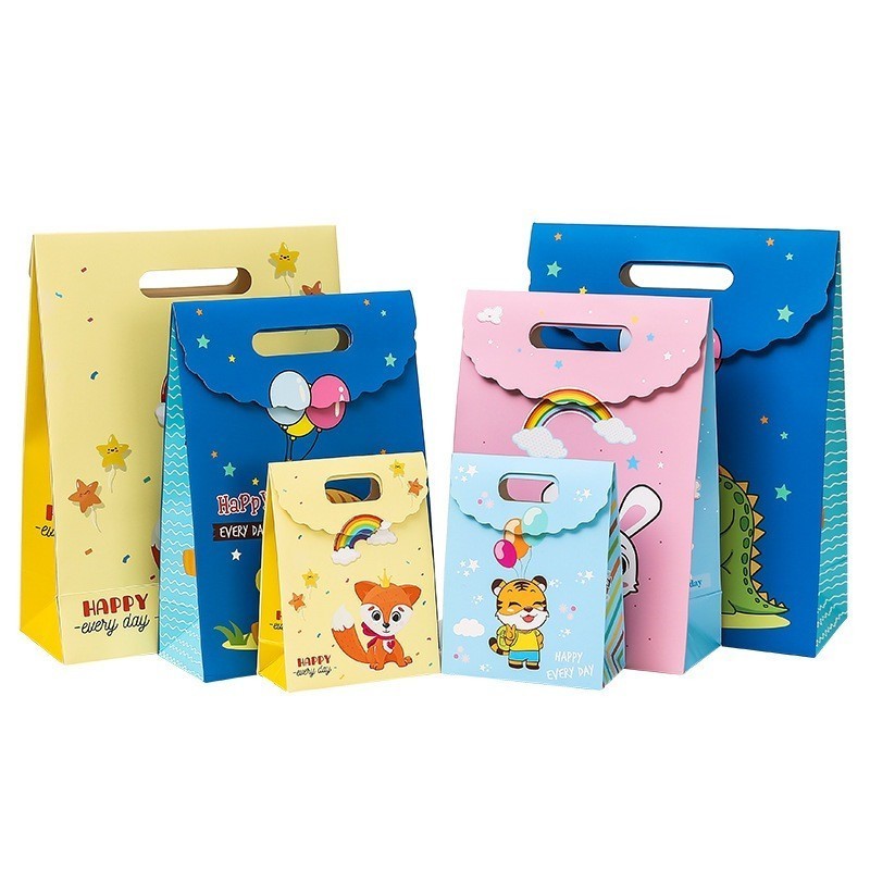 

JHM Goodie Bag Karakter Animal Tas Bingkisan Hadiah Hampers Ulang Tahun Anak Karkater Hewan Souvenir Kantong Tentengan Bingkisan Paper Bag Tas Hampers Snack Ulang Tahun