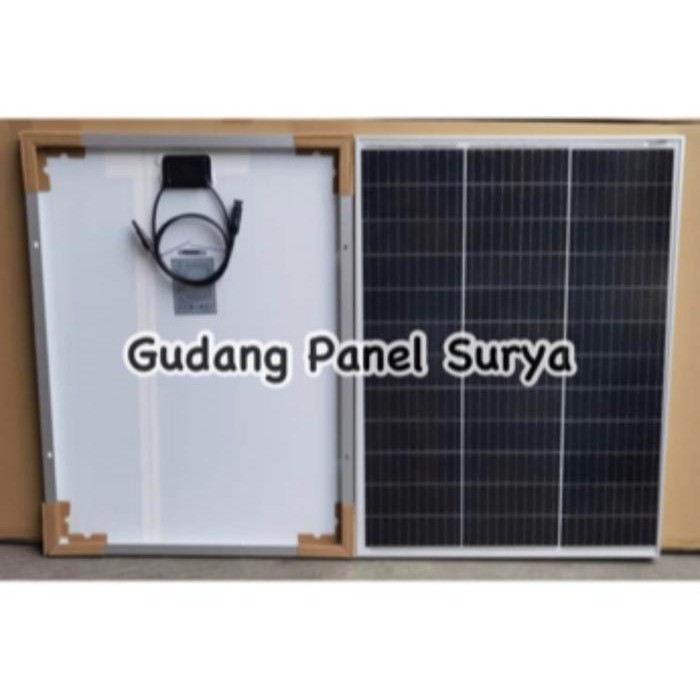 2 Panel 120WP Mono GH / Maysun 120WP Monocrystalline + Packing Kayu