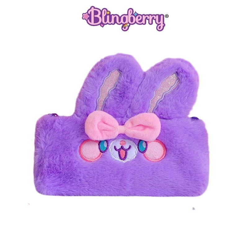 

VEROSAE_SHOP BLINGBERRY Kotak Pensil Bulu Unicorn Cat anak perempuan Paud Tk tempat pensil anak cewe berkualitas kado ultah anak