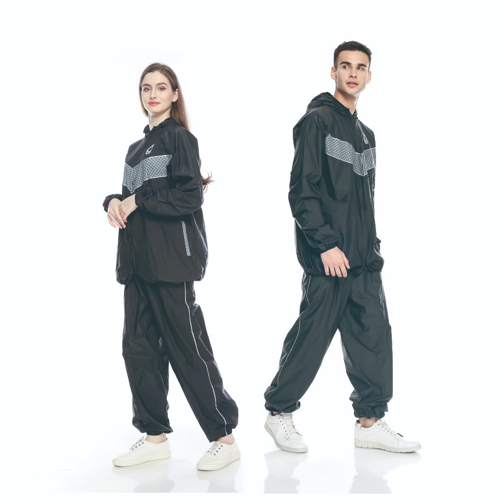 SHAFFSHOP Sauna Suit Rainsol Ethnic | Baju Sauna | Jaket + Celana Sauna | Full Resliting