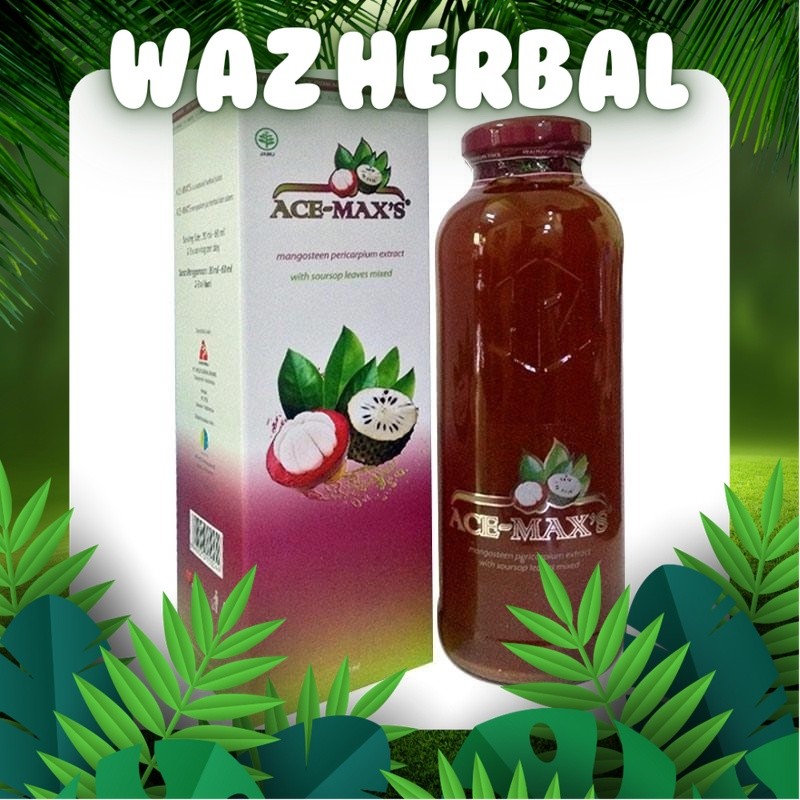 

ORIGINAL | Ace Max's Jus Herbal Extract Manggis Sirsak 350 ml | Waz Herbal