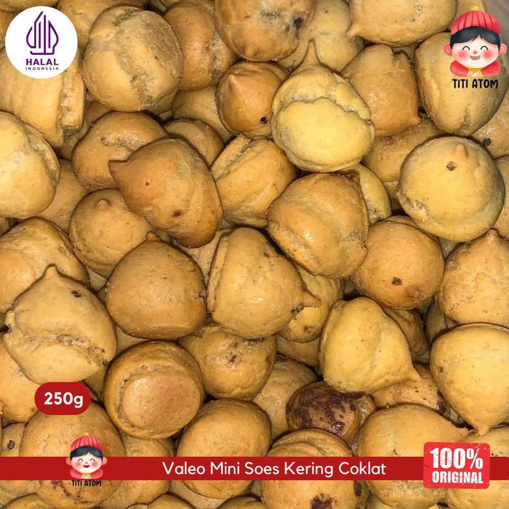 

[TERSEDIA HARGA GROSIR] Valeo Mini Soes Sus Kering Rasa Coklat Cemilan Camilan Snack Hampers Ting Jing Sang Jit Lamaran Repack 250g