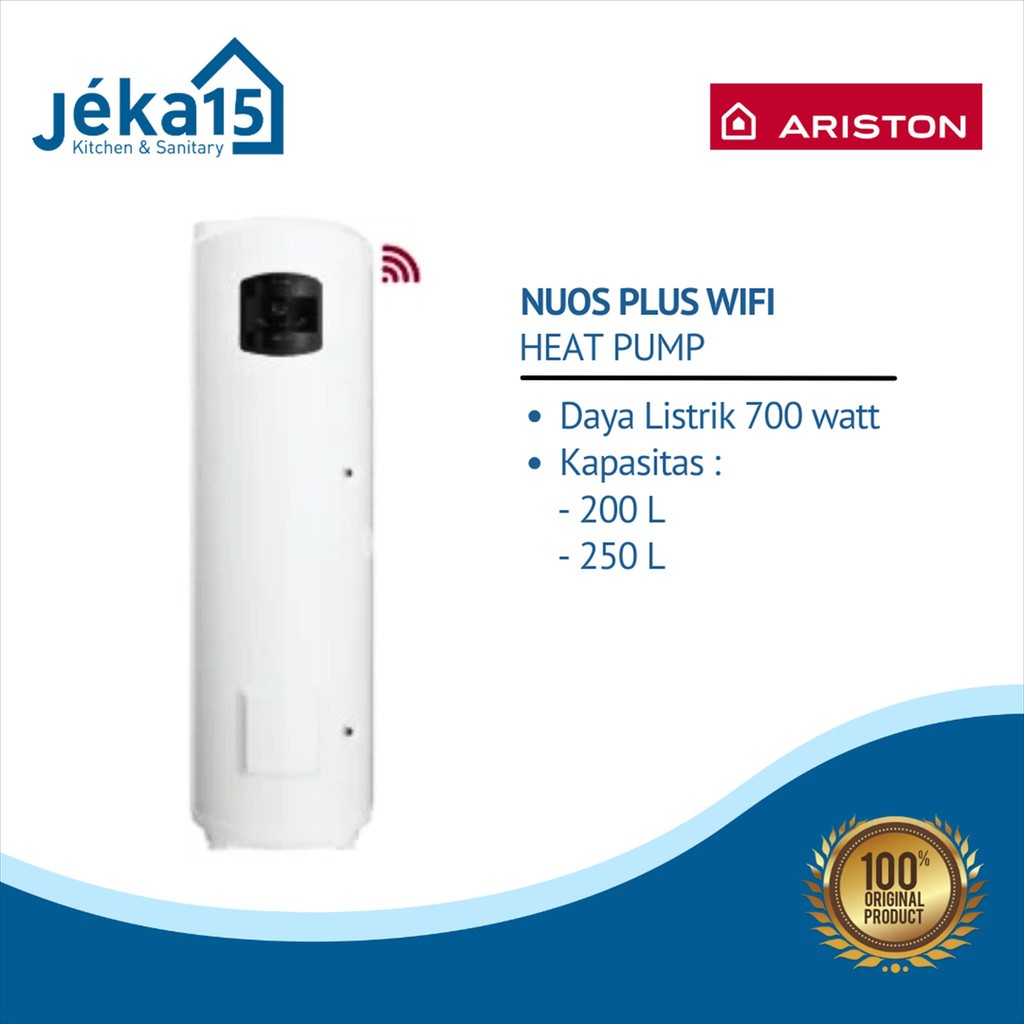 Ariston Nuos Primo 80L Pemanas Air Heat Pump