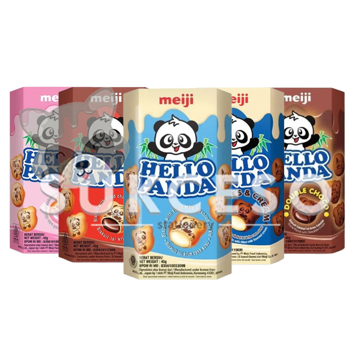 

Meiji Hello Panda Biscuit - Biskuit Netto 42gr Snack Murah