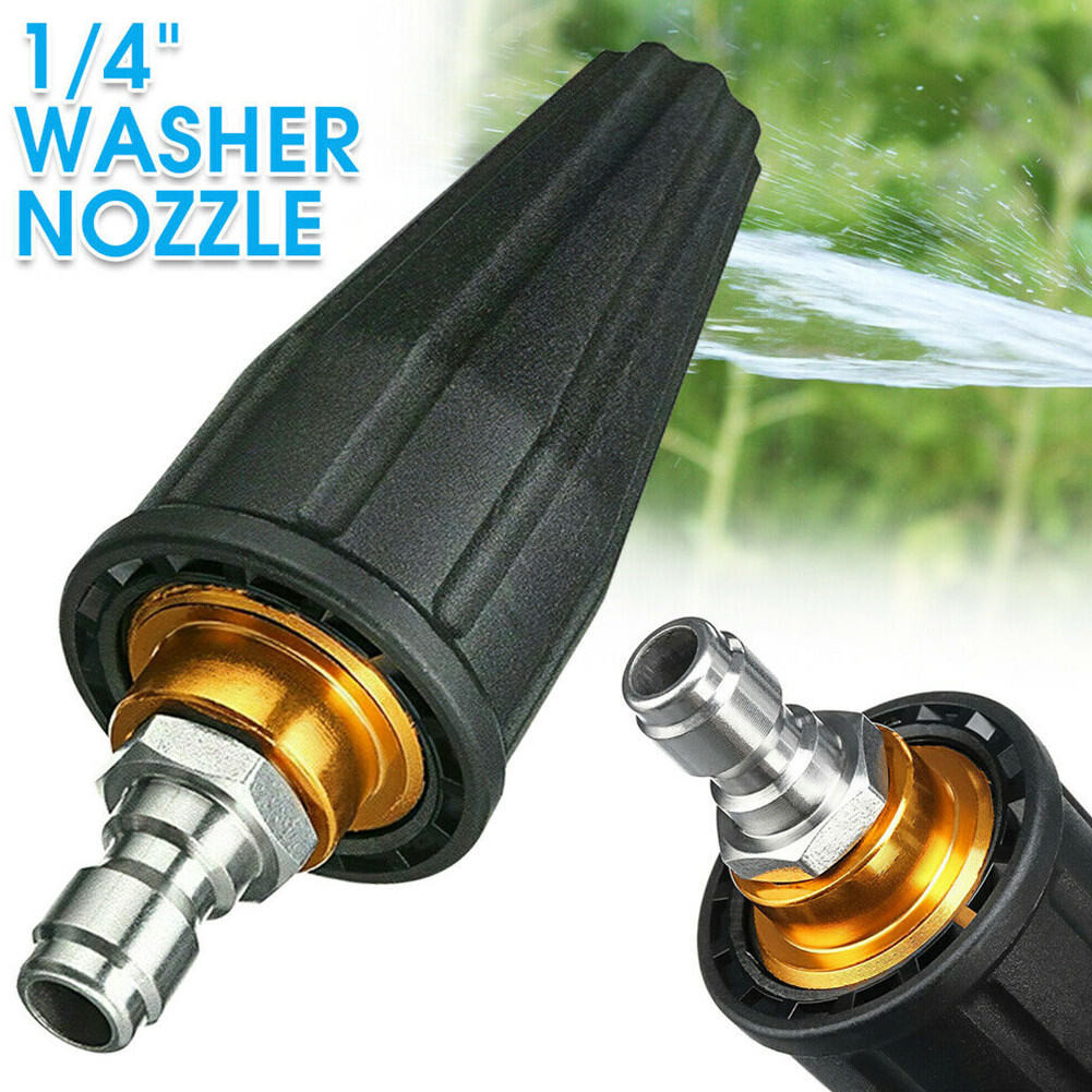 Nozzle turbo nozzle 1/4" quick release ujung semprotan tornado torpedo high pressure jet cleaner - N