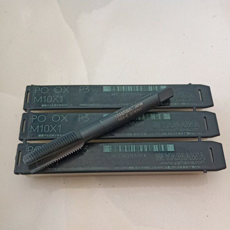 Yamawa Tap mesin 10×1 hand tap m10×1 tap Busi motor bebek