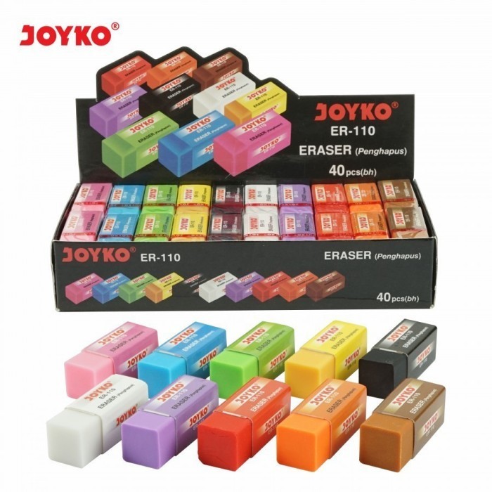 

[1 BOX / 40 PCS] Eraser Penghapus Joyko ER-110