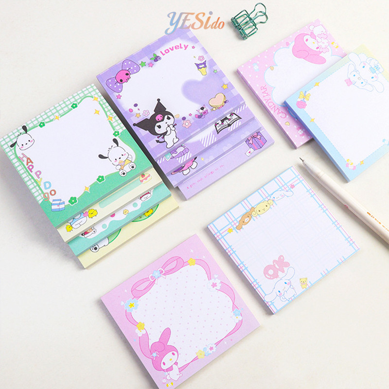 

COD✨ Buku Catatan Kartun Lucu Di Angin Pesan Portabel Kertas Catatan Buku Catatan Sanrio Yang Lengke