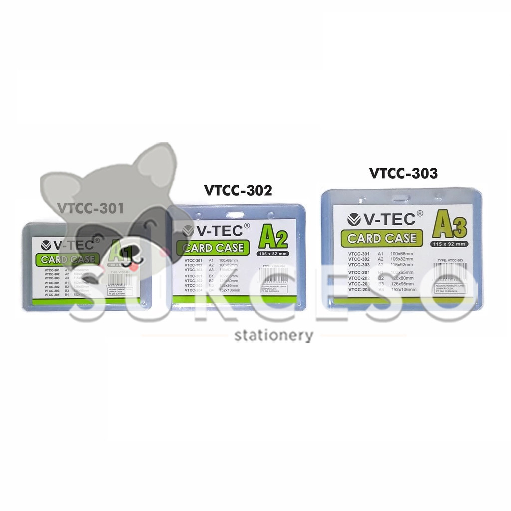 

VTEC ID Card Case Landscape Name Tag Mika Bening Isi 20 Murah