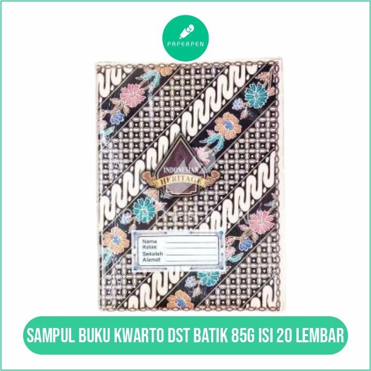 

[SG] SAMPUL BUKU KWARTO DST BATIK 85G ISI 20 LEMBAR