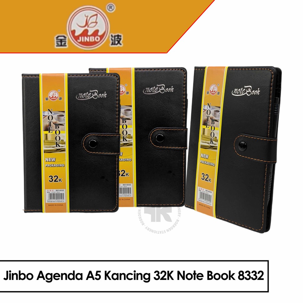 

Jinbo Agenda A5 Kancing 32K Note Book 8332