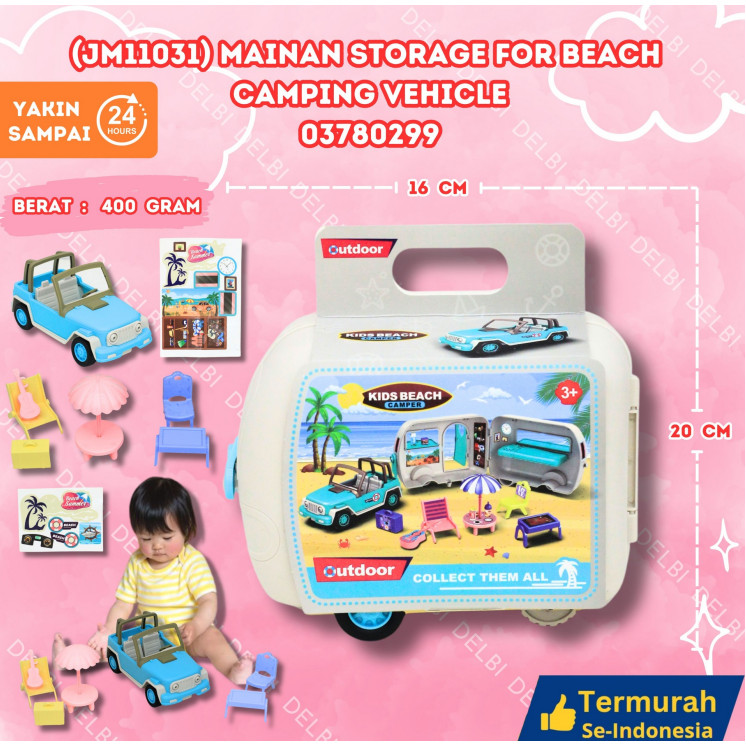 (JM11031) MAINAN STORAGE FOR BEACH CAMPING VEHICLE ISI 48PCS BAG CAR PANTAI SET BX48