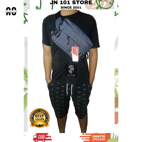 AS) Tas Selempang Pria Ozbeck Premium Bahan Levis