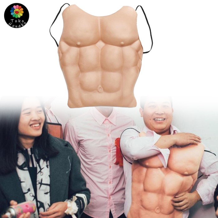 ✨TERLARIS  -Setelan Cosplay Otot Simulasi Pria Cosplay Otot Perut Palsu