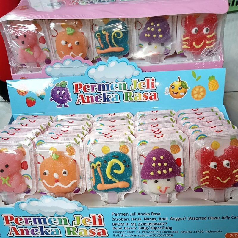 

PERMEN JELLY ANEKA RASA/ PERMEN JELI BENTUK KARAKTER