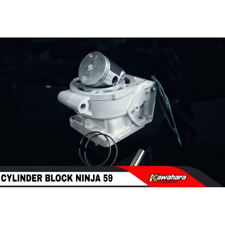 Blok Ninja 2T / Cylinder Blok Ninja R-Ninja RR 2T 59mm Nicasil Kawahara