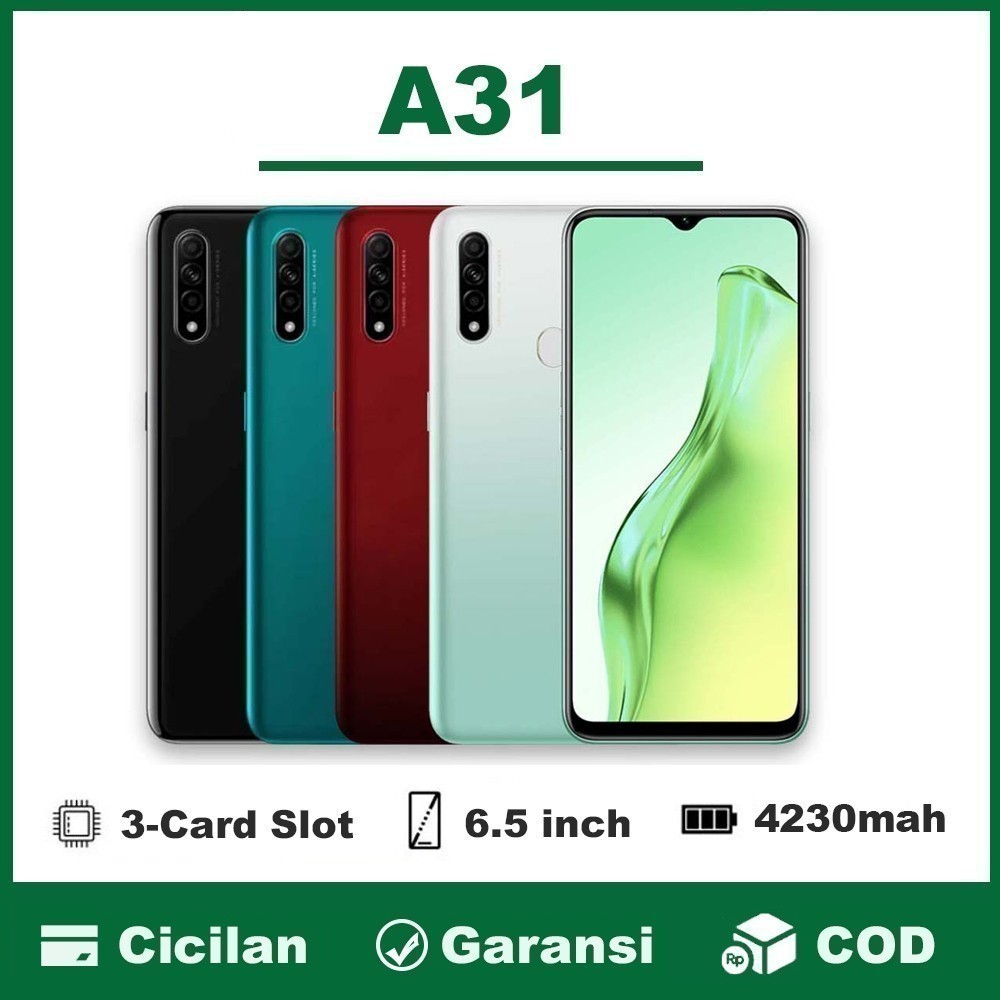 hp OPPO A31 ram 6/128gb handphone