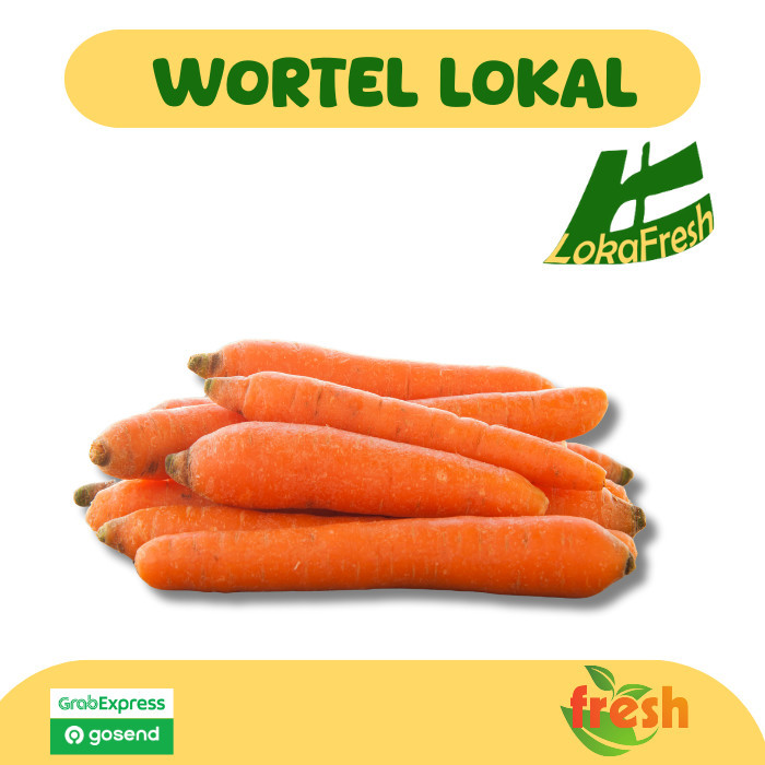 

Wortel Lokal Segar 500 gram