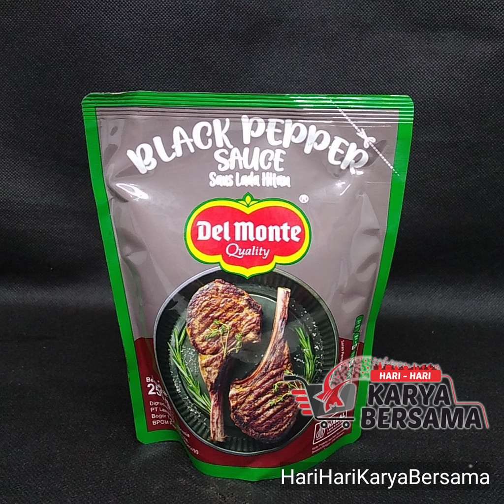 

SAUS LADA HITAM DEL MONTE BLACK PEPPER SAUCE 250GR