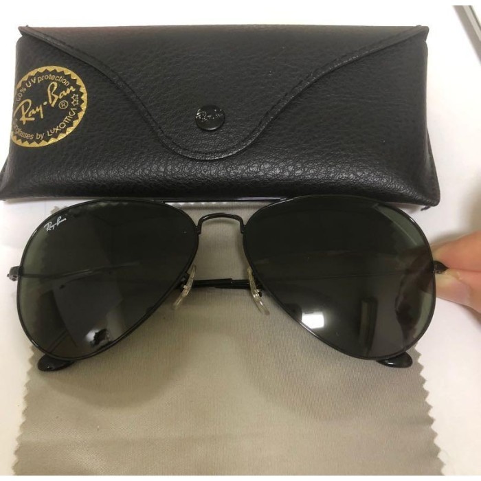 Kacamata Original RAYBAN RB3026 AVIATOR Lensa Kaca (Second) Like New