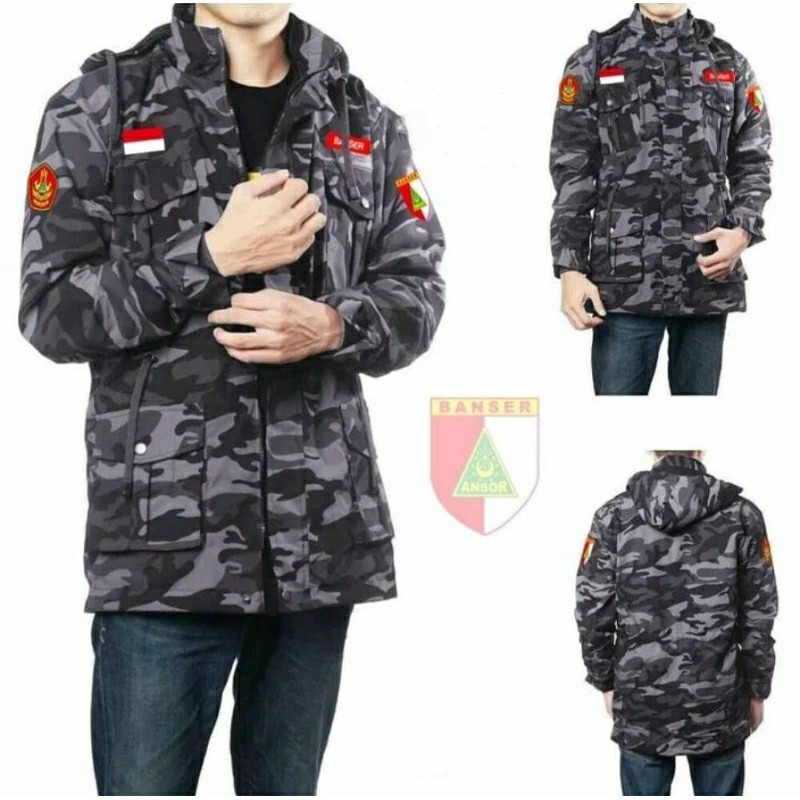 Parka loreng / parka tentara / jaket tentara / jaket loreng / parka kanvas / parka Korea army / park